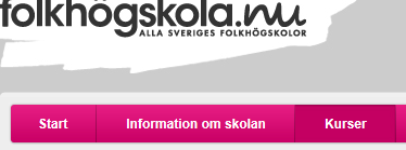 Instruktion för inmatning till folkhögskola.nu inför läsåret 2015/2016 och sommaren 2015 Den här instruktionen beskriver hur du matar in information om er skola och era kurser på folkhögskola.nu. Den beskriver också vilken information ni behöver lägga in för att sökningar på webbplatsen ska fungera.