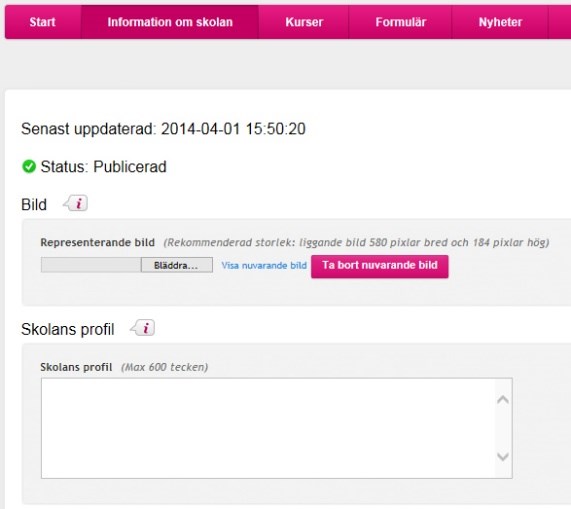 Kursdatabasen innehåller bara folkhögskolekurser - men folkhögskola.nu har separata sidor med listor över SMF-kurser, Etableringskurser och SFI.
