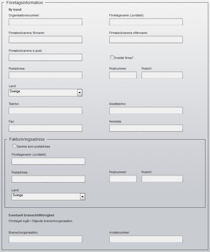 4 (9) 3. Fyll därefter i uppgifter enligt nedan: A C E B D F G H J I K L M N A. Organisationsnummer för ansökande företag B. Bolagets juridiska företagsnamn (kompletta namnet) C.