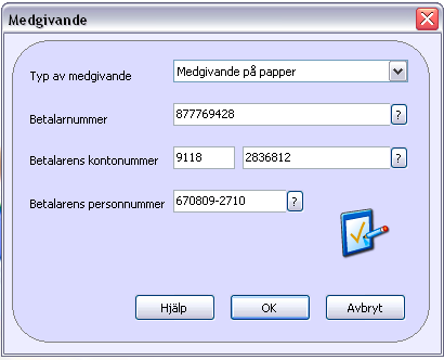 kontonummer utan istället ett unikt id-nummer som Bankgirocentralen skapat. Detta unika id-nummer börjar alltid med 9918.