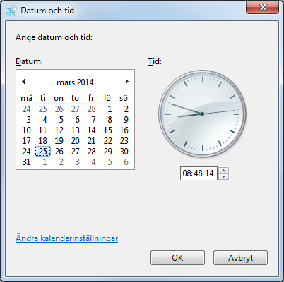 11 Tid och datum Memoplanner använder Windows inställningar för tid och datum, dessa synkroniseras automatisk när enheten är ansluten till Internet.