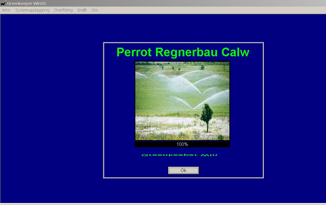 Handbok Perrot Greenkeeper Windows 95 ver. 2.
