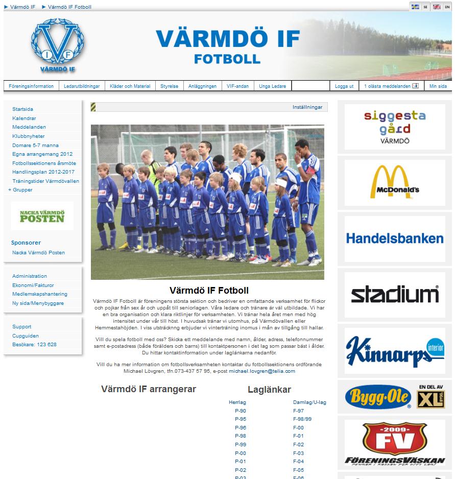 Hemsidan VIF har köpt bort alla Sportnik-banners!