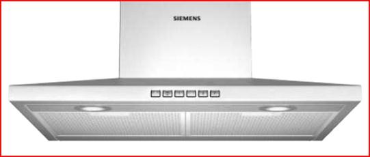 Spisfläkt Siemens med 4 hastigheter Figur 10 Mätningar av tryck och luftflöden på spisfläkt med 4 hastigheter. Spisfläkten har egen imkanal till det fria.