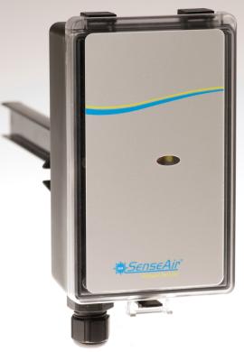 Gas and Air Sensors Användarmanual asense CO 2 / temperaturgivare Allmänt Luftanalysatorn asense är konstruerad för att mäta koldioxid och temperatur.