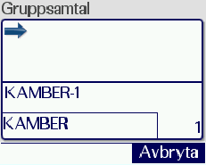 Individsamtal För att använda individsamtal skriver du först in numret till den enhet du önskar samverka med. ex.