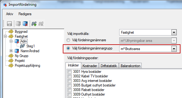 Nyhetsdokument Verksamhetsanalys 7.51 - Version 7.51-Sept 2014 Nu kan även nämnargrupp välja i importfördelningen.