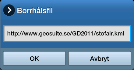 Kopiera gpx-filen som skapats av GeoSuite App från telefonen till datorn. Detta steg behövs inte om du valt att Dela med Mail när du sparat sonderingarna i Appen. 2.
