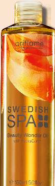 org HÅR- OCH KROPPSVÅRD Swedish Spa Beauty Wonder Oil Vårdande och återfuktande olja som kan användas som massageolja, badolja eller som ett förbehandlande schampo för torrt hår.