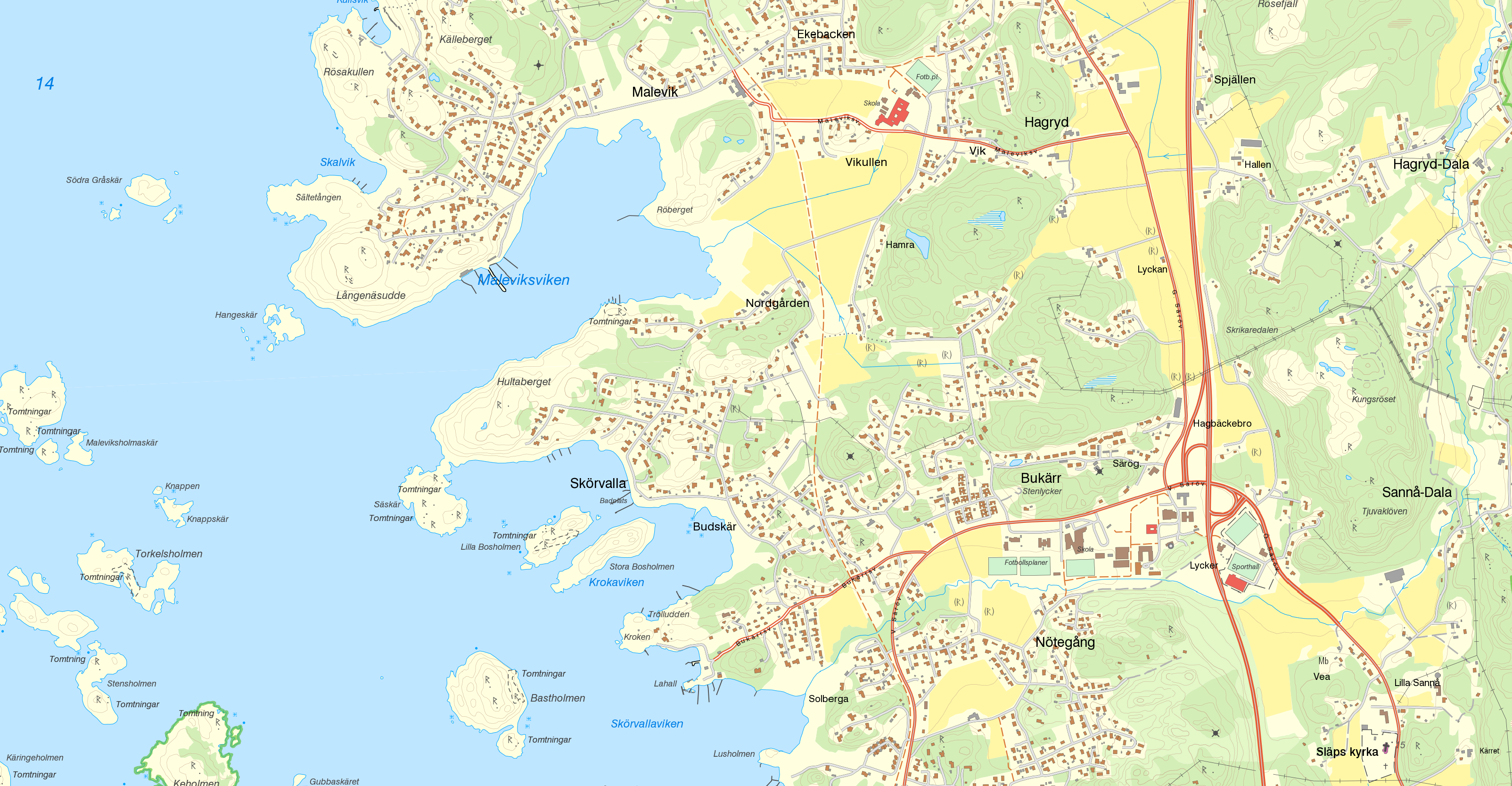 Över Planbeskrivning, Samrådshandling Bukärr Detaljplan för Bukärr 22:28 m fl, i