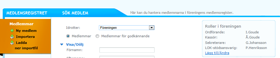 Ta bort en roll Gå till fliken Roller. Sök fram den roll som du vill ta bort. Markera den genom att sätta en bock i rutan till vänster om rollnamnet. Klicka sedan på Ta bort.