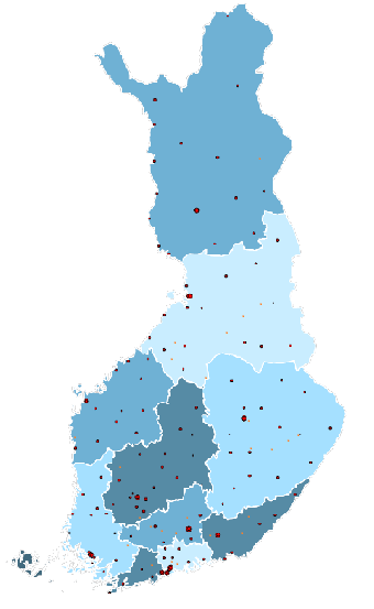 Polisens servicenätverk SM 418/2013 11 huvudpolisstationer Helsingfors Esbo Vanda Åbo Lahtis Kouvola Vasa Tammerfors Kuopio Uleåborg Rovaniemi