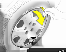 178 Bilvård Observera! Köregenskaperna för det reparerade däcket är kraftigt försämrade. Byt därför detta däck.
