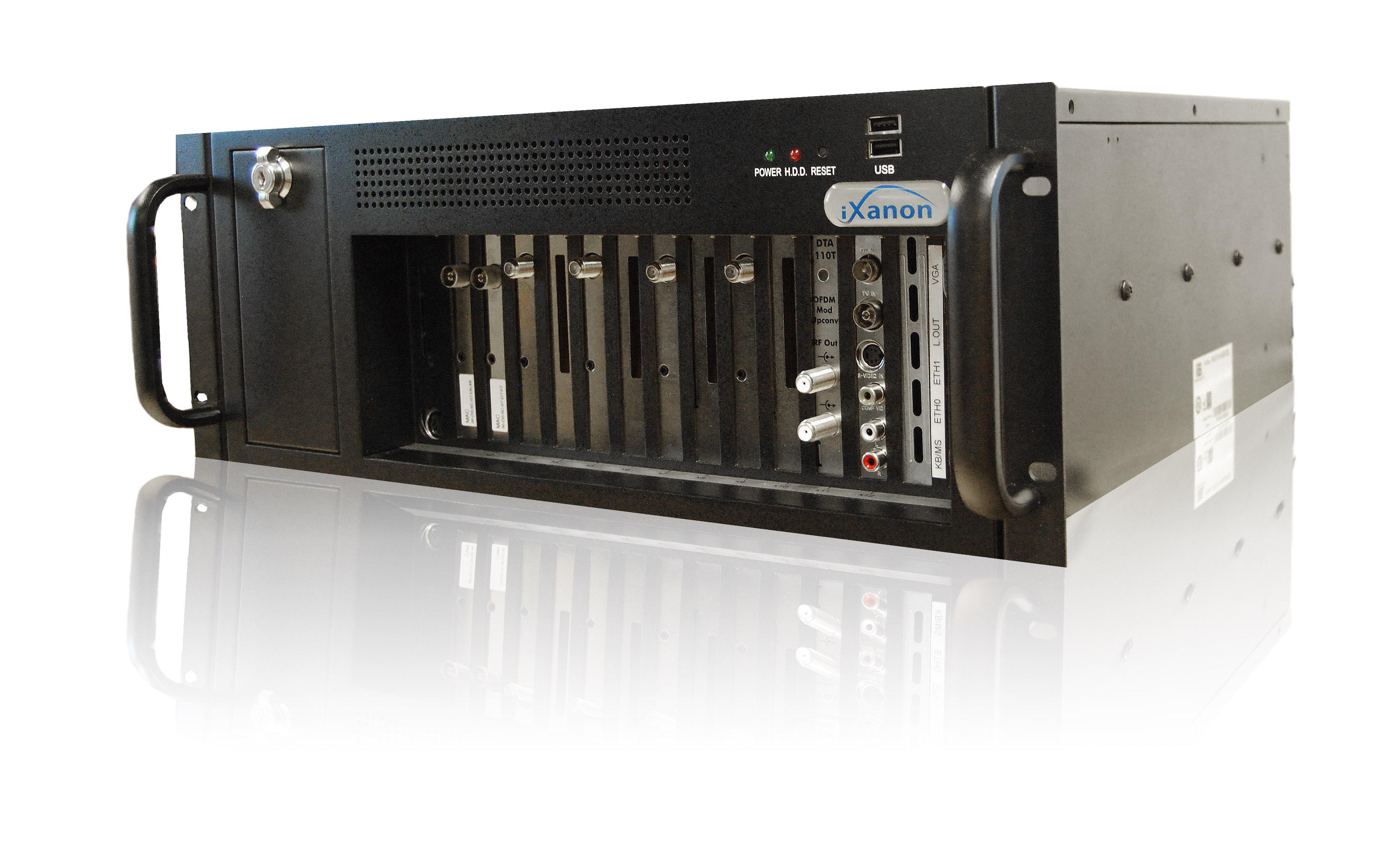 Professionell och kostnadsefektiv lösning Flexibelt system Olika output möjligheter IP-TV Streamer Modulär IP-TV Streamer Funktion IxStream är en unicast/multicast head-end streamer för IP-TV