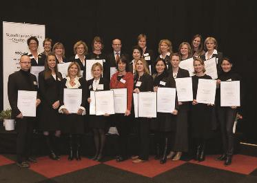 DETTA ÄR SSQ AWARD Engagerar hela organisationen Identifierar förbättringsmöjligheter Utvecklar företaget Resultatrapport