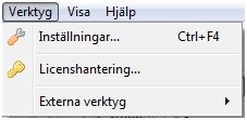 Aktivera licens via programmet Varje röst fungerar som en 30-dagars demo till dess att du installerat din licens. Tilläggen fungerar i 10 dagar efter installation.