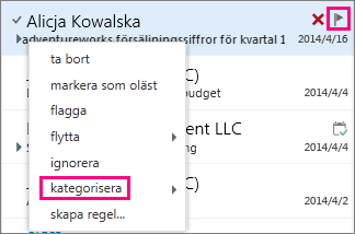 Saker som du kanske letar efter i Outlook Web App Använd den här tabellen för att hitta några av de verktyg och kommandon som oftast används med e-post.