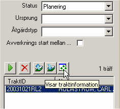 d) Det finns även möjlighet att ange villkor för start av AvvAnmälan till Skogsstyrelsen, genom att kryssa för en kryssruta vid Avv. Anmälning mellan.