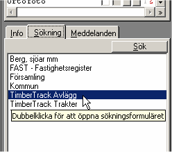 1.4 Avlägg Avlägg är ett geografiskt objekt och skapas i kartan med hjälp av speciellt ritverktyg. Avlägget är alltid ett punktobjekt. 1.4.1 Sök ett Avlägg.