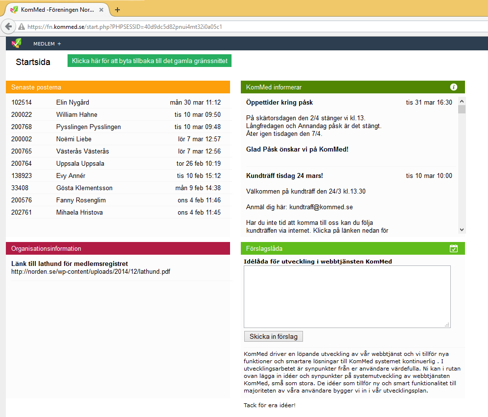3 Logga in 1. Gå in på http://fn.kommed.se i din webbläsare. 2.