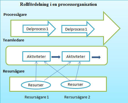 Processägare Bergman och Klefsjö (2001) beskriver att i dagens organisationer är processorientering väldigt viktigt för att nå framgång.