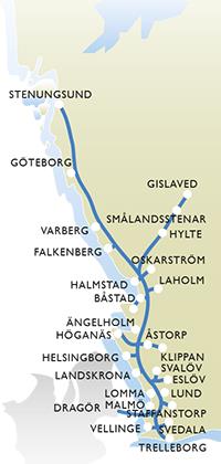 8 Falkenberg i Halland Falkenberg ligger i Hallands län på västkusten. I Halland finns totalt 6 kommuner, förutom Falkenberg är det Varberg, Kungsbacka, Hylte, Halmstad och Laholm.
