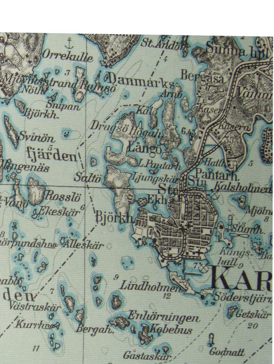 1941, ny station på Nötholmen 1963, flyttning till Gpl i Karlskronaområdet 1983, exp flyttad till