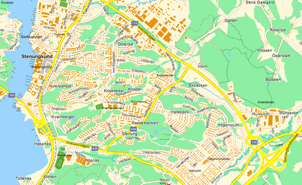 4 (18) 1 Orientering På uppdrag av Stenungsunds kommun har Norconsult AB utarbetat föreliggande för bostäder inom Hällebäck 1:6 m.fl.