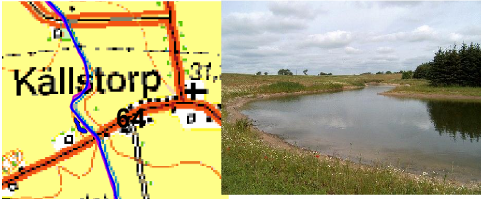 Våtmark 53 Våtmark 53 ligger på fastighet Grönby 41:2 (Se karta 4.1-10). Våtmarken består av två dammar som ligger i anslutning till det så kallade Vassadalsbiflödet till Tullstorpsån.