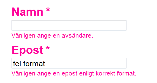 25 Figur 9 Validering på