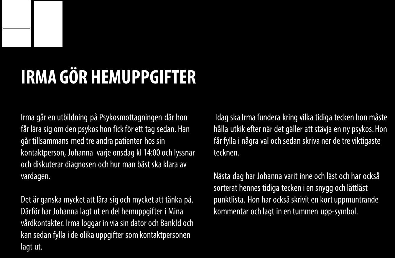 BILAGA 2 DANIELA BACCARINI Scenarier Exempel på scenarier mellan patient och
