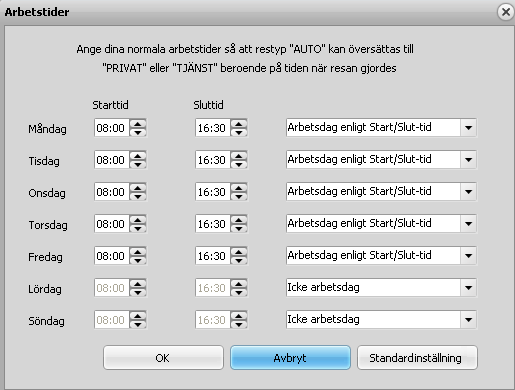 Radera När du har sparat/skrivit ut din körjournal rekommenderar vi dig att tömma enheten på körjournalsdata. Ju mindre körjournalsdata enheten har desto mer lättarbetad är den.