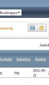 9 (11) Skapa en sammanställning över registrerade ärenden 1. När du är inloggad i systemet klickar du på Alla för att nollställa det aktuella urvalet. 2.