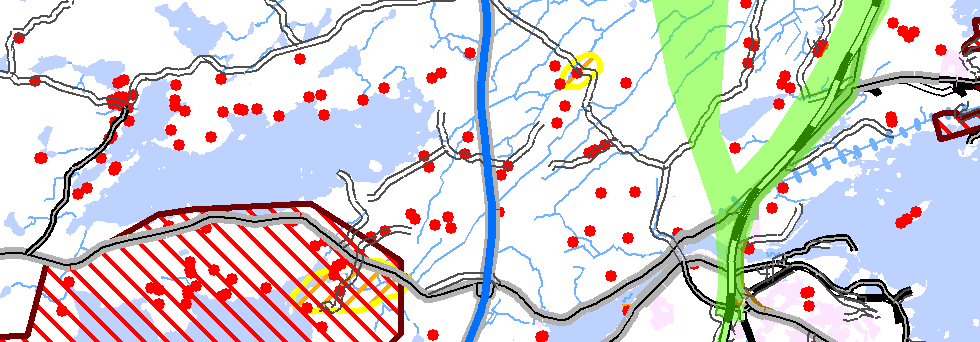 3.FÖRUTSÄTTNINGAR 667 Tosätter Enångersån Ångersjön 673 Ö Myra Lindesfallet Losjö Alebosjön Losesjön Norrala ENÅNGER Hudiksvalls kommun Skettenåsen Norralaån 645 E4 Söderhamns kommun Ljusne Enånger