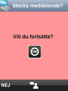 3.3.3 Långa SMS När Långa SMS är ikryssat kan man skriva ett meddelande som är längre än 160 tecken.