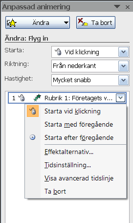 124 IT grundkurs 2 i datateknik vid Ålands lyceum Se till att Förhandsgranska effekt är markerad så att du ser vad du håller på med.