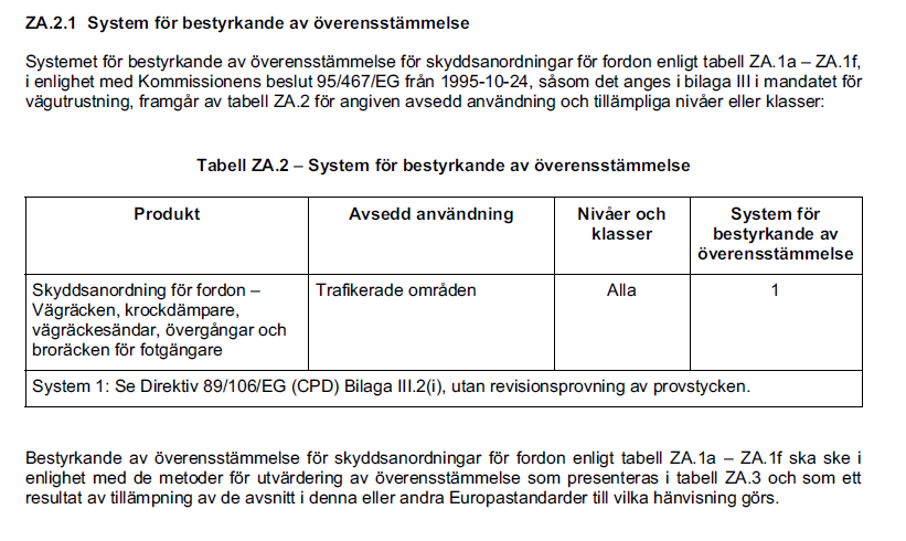 System för