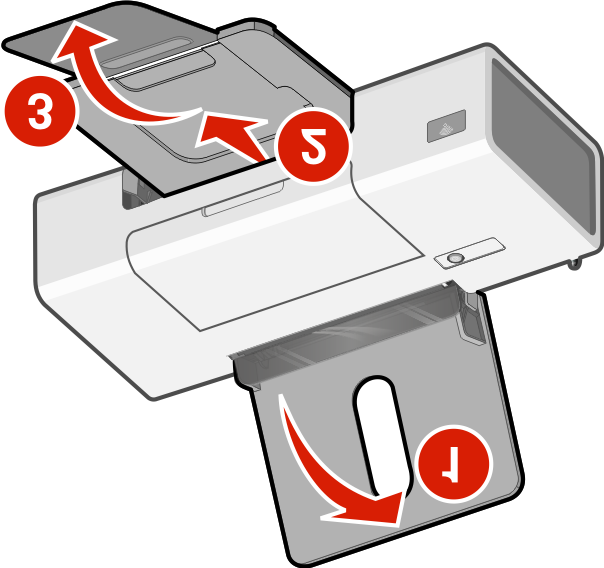 2 Kontrollera ovansidan, undersidan, sidorna, pappersfacket och pappersutmatningsfacket så