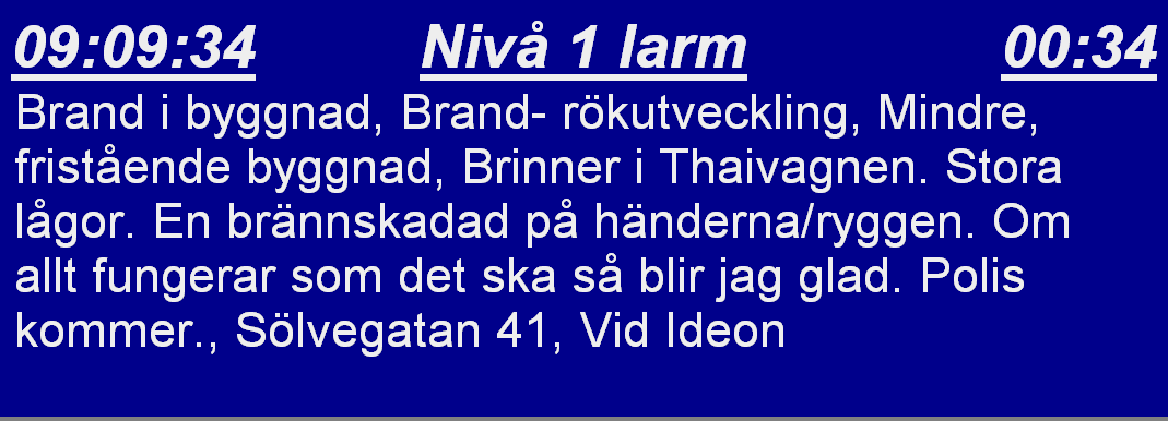 För att kunna testa sina XML-Larm så måste man först läsa in en XML-fil detta gör man genom att trycka på Läs in knappen.