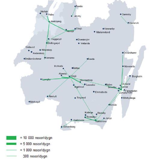 Det vill säga att utveckla länet som en komplementär region i sin helhet, men som också har tydliga delregioner.