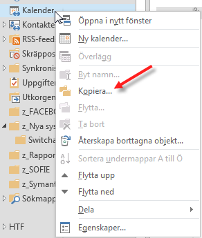 3. Spara undan den Personliga mappen Ska du flytta din pst-fil till annan plats på datorn eller ett USB-minne måste du först stänga Outlook.