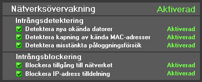 Programbeskrivning LANeye lyssnar på nätverkstrafiken. Programmet startas varje gång man startar datorn och arbetar i bakgrunden.