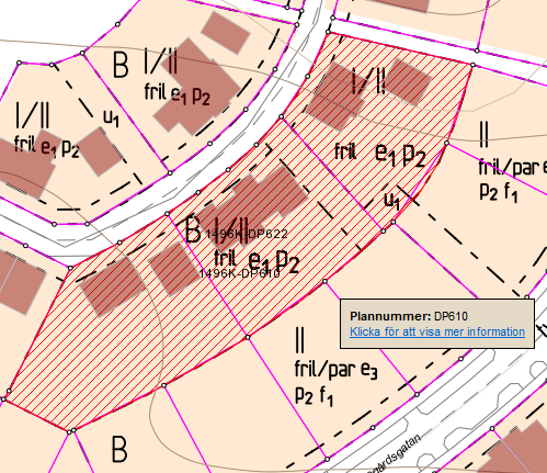 ÄDP=Ändring av detaljplan Ligger över detaljplan Skapas när fastighetsplan eller