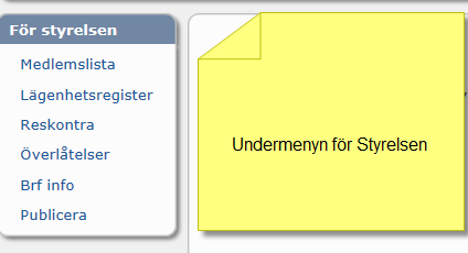 Medlemslistan Om en