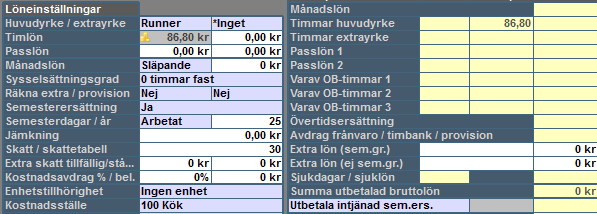 8 Hur ser semestern ut på lönespecifikationen? På lönespecifikationen kommunicerar vi ut all semester till den anställde, de betalda och sparade dagarna anger vi med belopp.