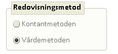 Arbeta med en redovisningsperiod Välj rätt redovisningsmetod Det allra vanligaste sättet överförmyndarna vill ha redovisningen är enligt kontantmetoden.