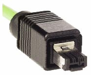 2: Ethernet nätverk i industriella applikationer har normalt linjestruktur för signalöverföringen och dessutom ledningar för energiöverföring.
