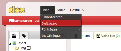 5. Beställ 5.. Ställ in ordermottagare 4 3 5 För att kunna beställa utskrifter måste en ordermottagare ställas in som ordern skickas till.