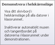 1 Komma igång med Vision Komma igång med Vision Skapa ett klassrum Demonstrera för elever Ta fjärrkontroll över en elevdator Övervaka hela datorer i klassrummet Information om nyheter i Visions