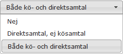 2.8.1.2 Följ växelstatus Om du önskar att din anknytnings tillgänglighet ska styras av när växeln är öppen för samtal, aktivera detta val. (Om växeln ex.